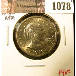 1078 . 1979-P Susan B. Anthony Dollar, Wide Rim/Near Date, tough va
