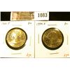 Image 1 : 1083 . 1999-P & D Susan B. Anthony Dollars, BU, value for pair $6+