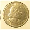 Image 2 : 1090 . 1893 Columbian Exposition Commemorative Half Dollar, AU+, va