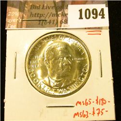 1094 . 1946-S Booker T. Washington Commemorative Half Dollar, BU, N