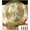 Image 2 : 1113 . 1984-D Los Angeles Olympiad Commemorative Silver Dollar, BU