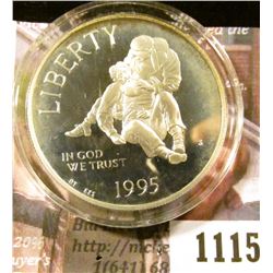 1115 . 1995-S Civil War Battlefield Preservation Commemorative Silv