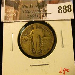 1928 Standing Liberty Quarter, VG, value $8