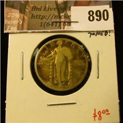 1929-S Standing Liberty Quarter, VG, value $8