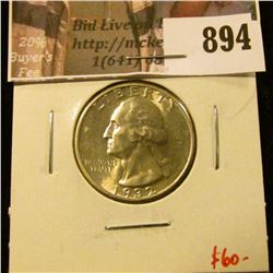 1932 Washington Quarter, BU MS63+, value $60+