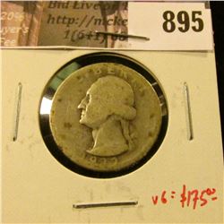 1932-D Washington Quarter, AG, low cost hole filler! VG value $175