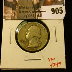 1940-D Washington Quarter, VF, XF value $24