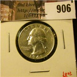 1941-D Washington Quarter, XF, value $8