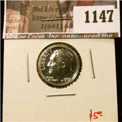 1147 . 1963 Proof Roosevelt Dime, value $5