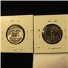 Image 2 : (2) Washington Quarters, 1969 & 1969-D, both BU MS65+ from Mint Sets, value $13 to $20