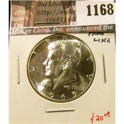 1168 . 1965 SMS Proof-like Kennedy Half Dollar, value $20