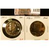 Image 1 : 1172 . (2) Proof Kennedy Half Dollars, 1971-S & 1972-S, value for p