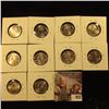 Image 2 : Group of 10 different 2009PD Washington Territory Quarters, DC, Puerto Rico, Guam, American Samoa, N