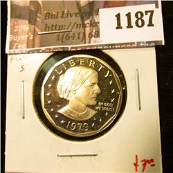 1187 . 1979-S type 1 Proof Susan B. Anthony Dollar, value $7