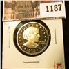 Image 1 : 1187 . 1979-S type 1 Proof Susan B. Anthony Dollar, value $7