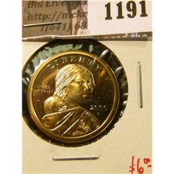 1191 . 2000-S Proof Sacagawea Dollar, value $6