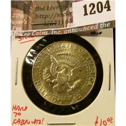 1204 . (2) Tailed Kennedy Half Dollar “Magician” or “Flipping” Coin