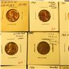 Image 2 : 1220 . Group of 12 Counter-stamped Lincoln Memorial Cents, dates ra