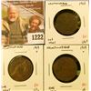 Image 1 : 1222 . (3) Newfoundland Large Cents, 1913 VG+, 1917C VF+, 1919C VG,