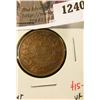 Image 1 : 1240 . 1861 New Brunswick One Cent, VF, value $15