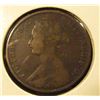 Image 2 : 1244 . 1861 Nova Scotia One Cent, F, value $7+