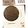 Image 1 : 1253 . 1887 Canada One Cent, VF, value $11