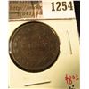 Image 1 : 1254 . 1888 Canada One Cent, VF, value $8