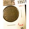 Image 1 : 1257 . 1891 LD/LL Canada One Cent, Obverse 3, XF, value $50+