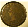 Image 2 : 1257 . 1891 LD/LL Canada One Cent, Obverse 3, XF, value $50+