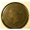 Image 2 : 1258 . 1892 Canada One Cent, Obverse 3, VF, value $18