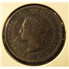 Image 2 : 1263 . 1897 Canada One Cent, VF, value $9