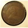 Image 2 : 1275 . 1908 Canada One Cent, XF, value $13