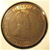 Image 2 : 1277 . 1910 Canada One Cent, XF/AU, luster, XF value $7, AU value $