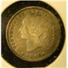 Image 2 : 1309 . 1890H Canada Five Cent Silver, VG, value $13
