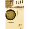 Image 1 : 1311 . 1892 Canada Five Cent Silver, G, value $7