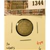 Image 1 : 1344 . 1874H Canada Ten Cents, G, value $14