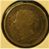 Image 2 : 1351 . 1899 large 9s Canada Ten Cents, G, value $20