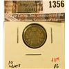 Image 1 : 1356 . 1903H Canada Ten Cents, VG, value $11