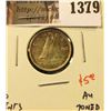 Image 1 : 1379 . 1953 NSF Canada Ten Cents, AU toned, value $5