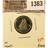 Image 1 : 1383 . 1991 Canada Ten Cents, Proof, value $5