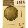 Image 1 : 1414 . 1920 Canada 25 Cents, VF+, value $25