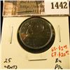 Image 1 : 1442 . 1980 Canada 25 Cents, BU proof-like, MS 65 value $2, MS67 va