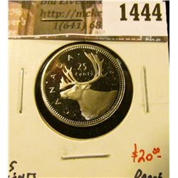 1444 . 1991 Canada 25 Cents, Proof, value $20