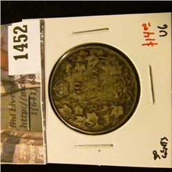 1452 . 1919 Canada 50 Cents, VG, value $14