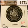 Image 1 : 1471 . 1991 Canada 50 Cents, Proof, value $8