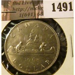 1491 . 1968 Canada One Dollar, BU, value $15+