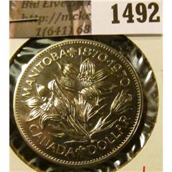 1492 . 1970 Canada One Dollar, BU MS64+, value $20+