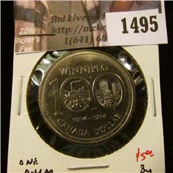 1495 . 1974 Canada One Dollar, BU, value $5+