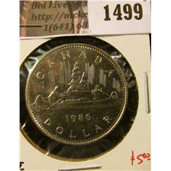 1499 . 1986 Canada One Dollar, BU, value $5+