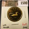 Image 1 : 1500 . 1987 Canada One Dollar, Proof, value $10+
